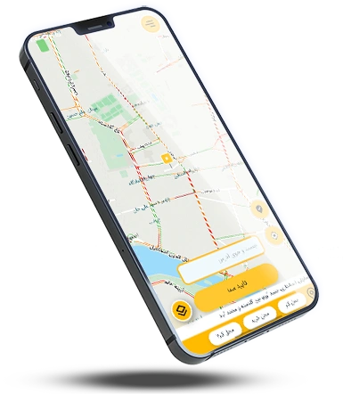 طراحی اپلیکیشن تاکسی اینترنتی